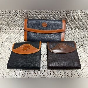3 Vintage Dooney and Bourke Wallets